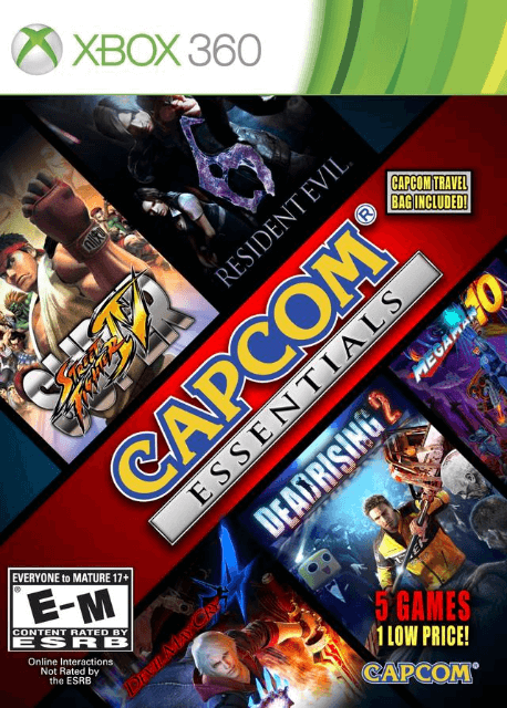 Capcom Essentials box art for Xbox 360